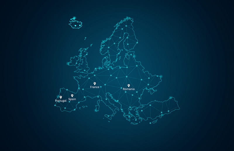 Map Europe (With Countries)
