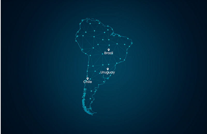 Map South America (With Countries) (2)