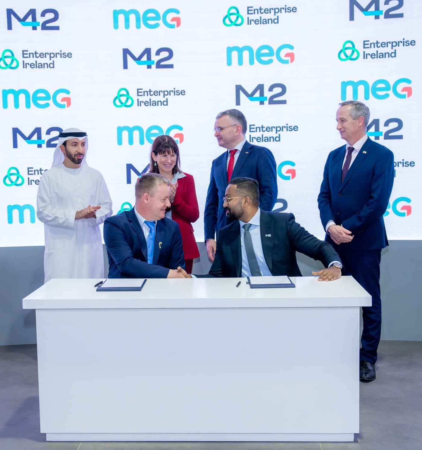 Signing ceremony of M42 and MEG for healthcare quality management software implementation