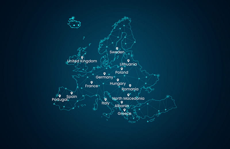 Map Europe (With Countries) (2)