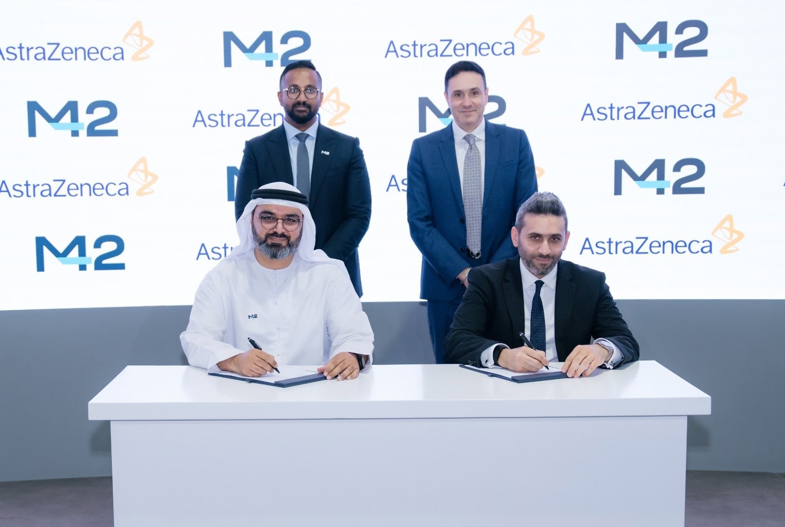 M42 signs groundbreaking agreement with AstraZeneca